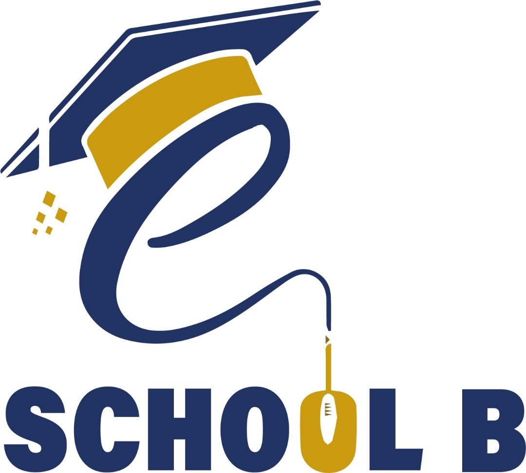 e-school b logo